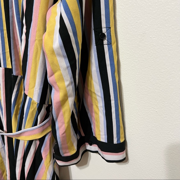 FTF Striped Shirt Dress - Picture 4 of 5